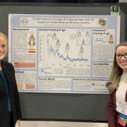Kayla Sprenger and her graduate student, Daisy Fuchs, present their ARV research.