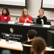 Suzi Jewett served as a panelist for the college's Women in Engineering Panel and Networking Event