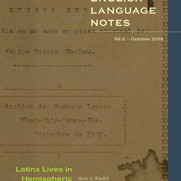 Latinx Lives in Hemispheric Context journal cover