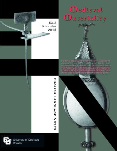 Medieval Materiality journal cover