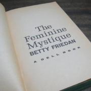 Photo of the book, "Feminine Mystique"