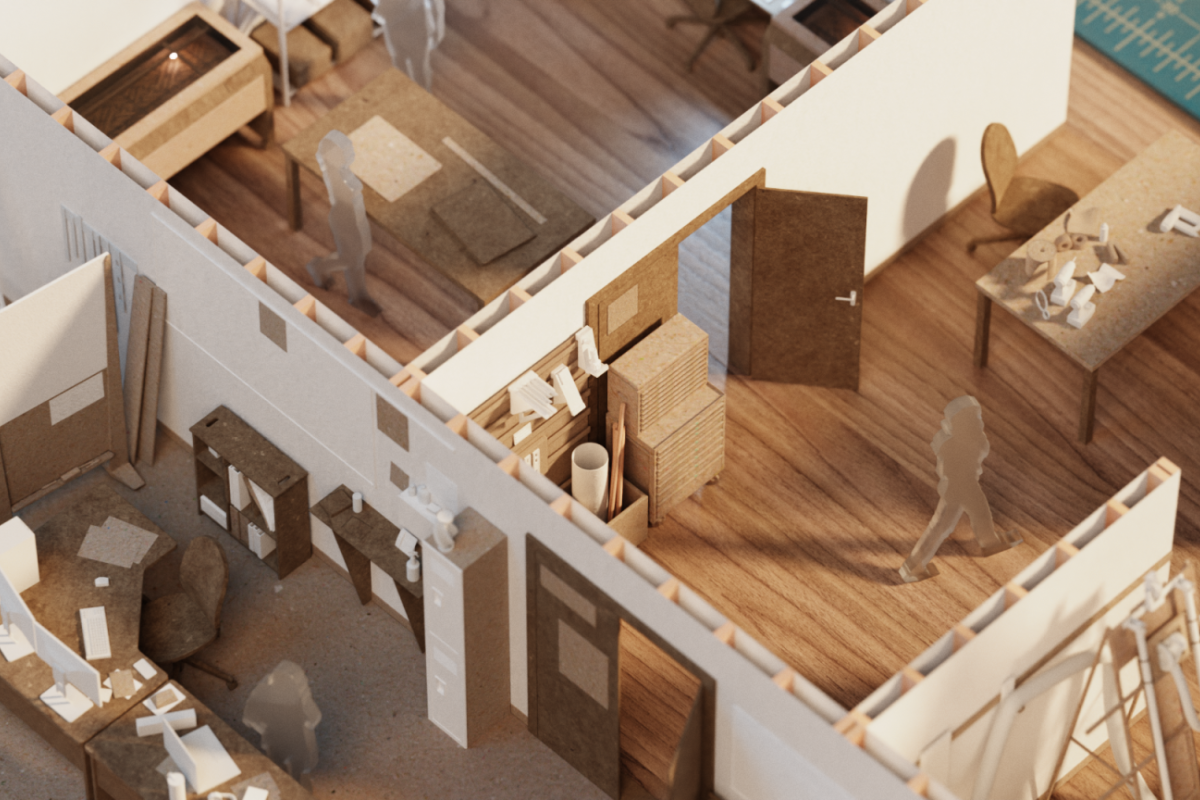 Creative Labs Center floor plan Blender Render by Angus MacInnis