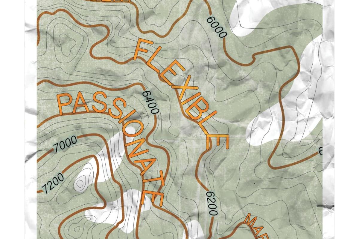 ENVD grad description & Topography graphic