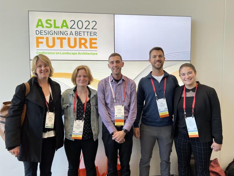 Landscape architecture students, faculty attend ASLA Conference on