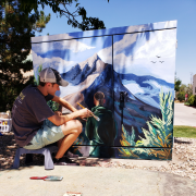 ENVD student contributes to Fort Collins city murals