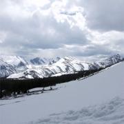 snowy Niwot ridge