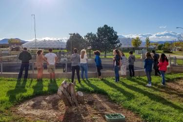 Touring the Boulder Wastewater Treatment Plant.