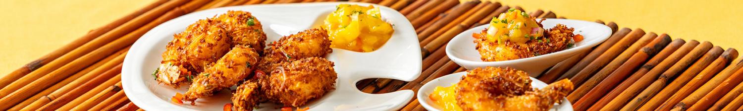 breaded snacks platter