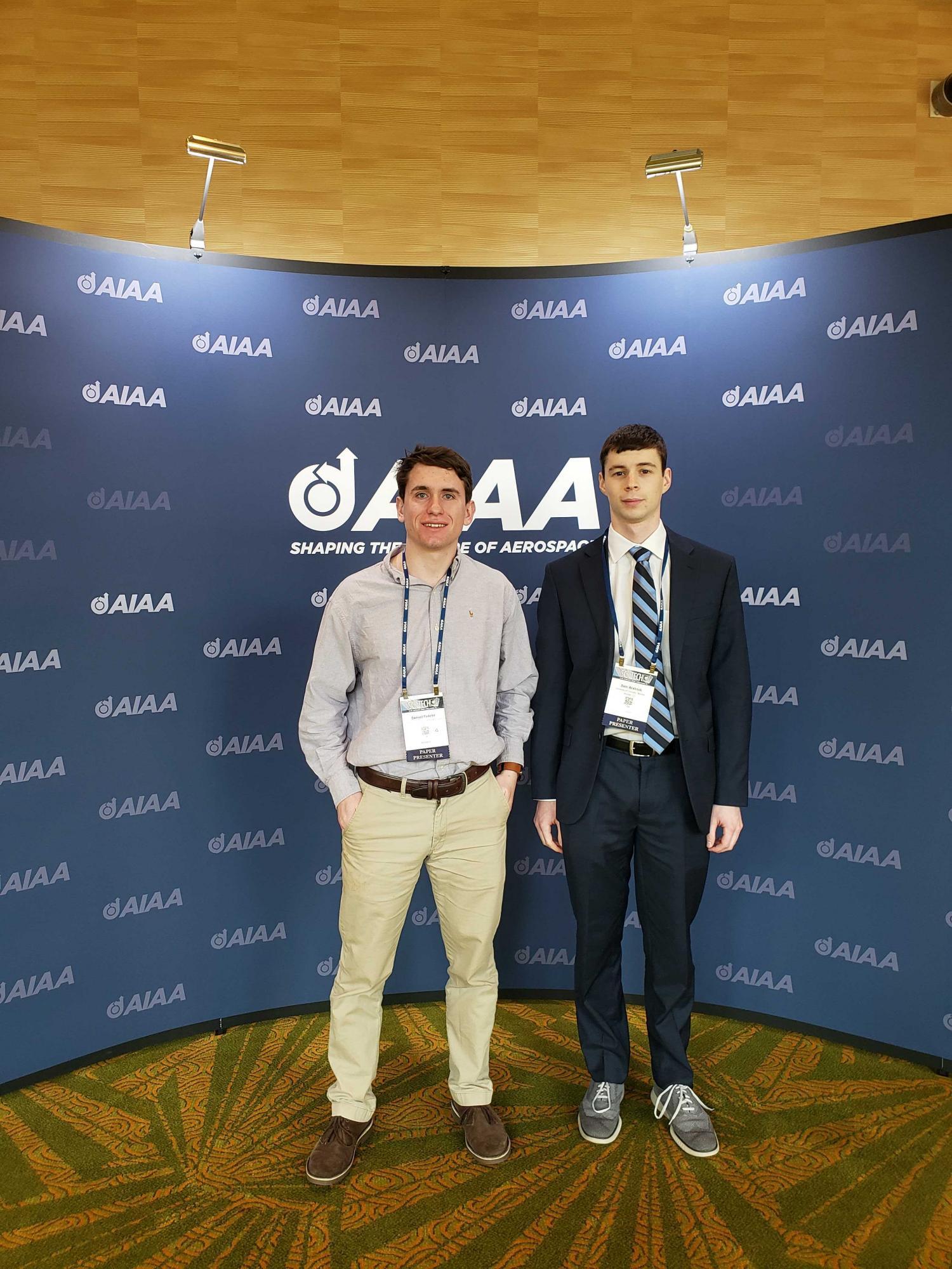 Sam W. and Sam F. at SciTech