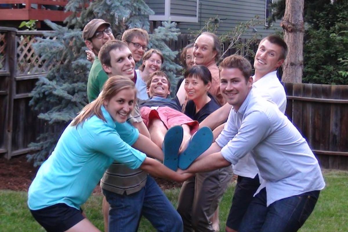 Group Photo, July 2013, farewell party for Floris Teeuwisse