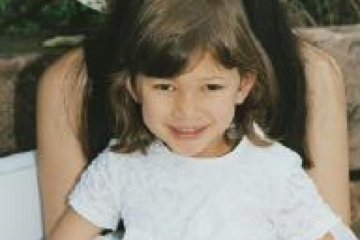 Sarah with Mom at a wedding (July 2001).