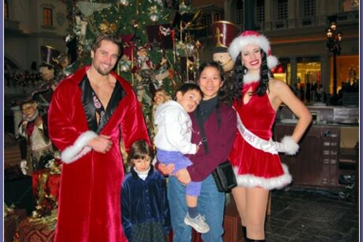 At the Venetian in Las Vegas (Dec. 2002).