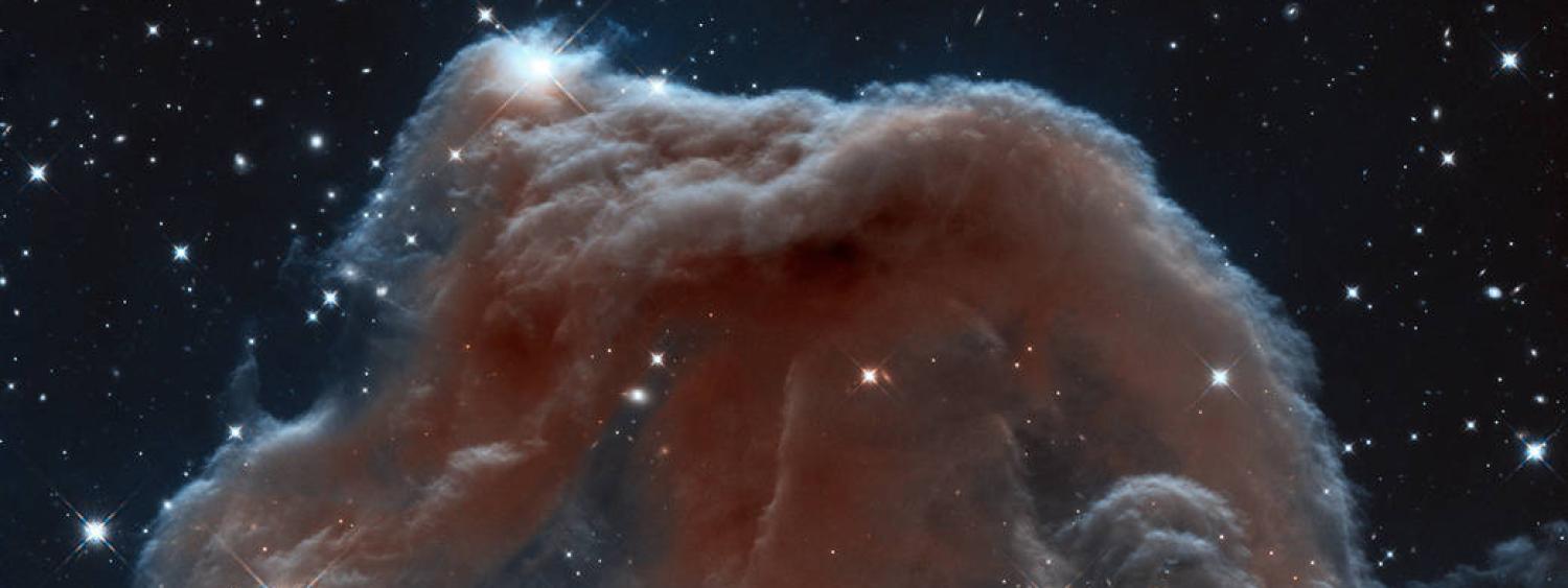Hubble image of the horsehead nebula