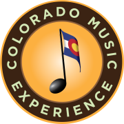 Colorado music experience circular logo