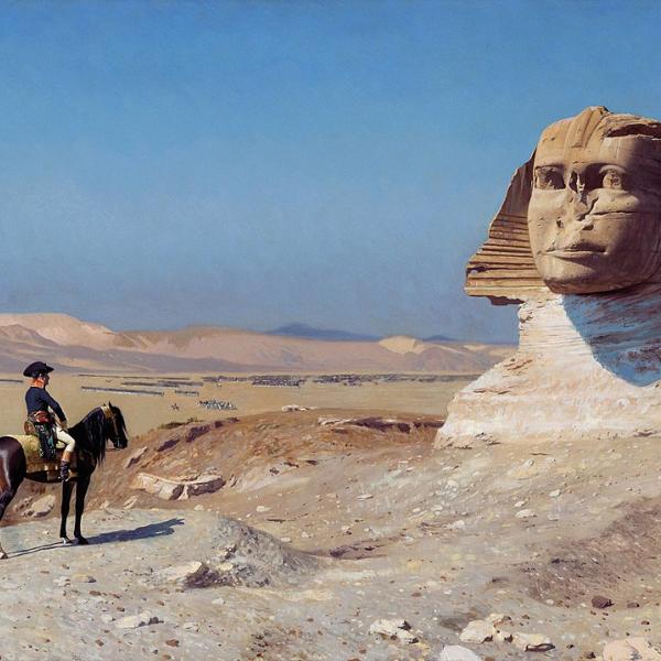 Jean-Léon Gérôme, Bonaparte Before the Sphinx