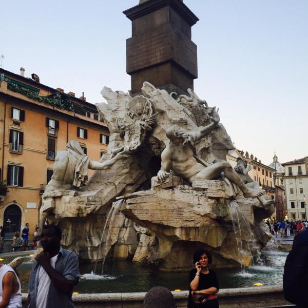 Rome, Four Rivers Fountain - Piazza Navona