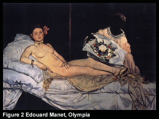 Figure 2 Edouard Manet, Olympia