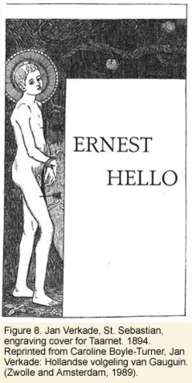  St. Sebastian engraving - "Ernest Hello"