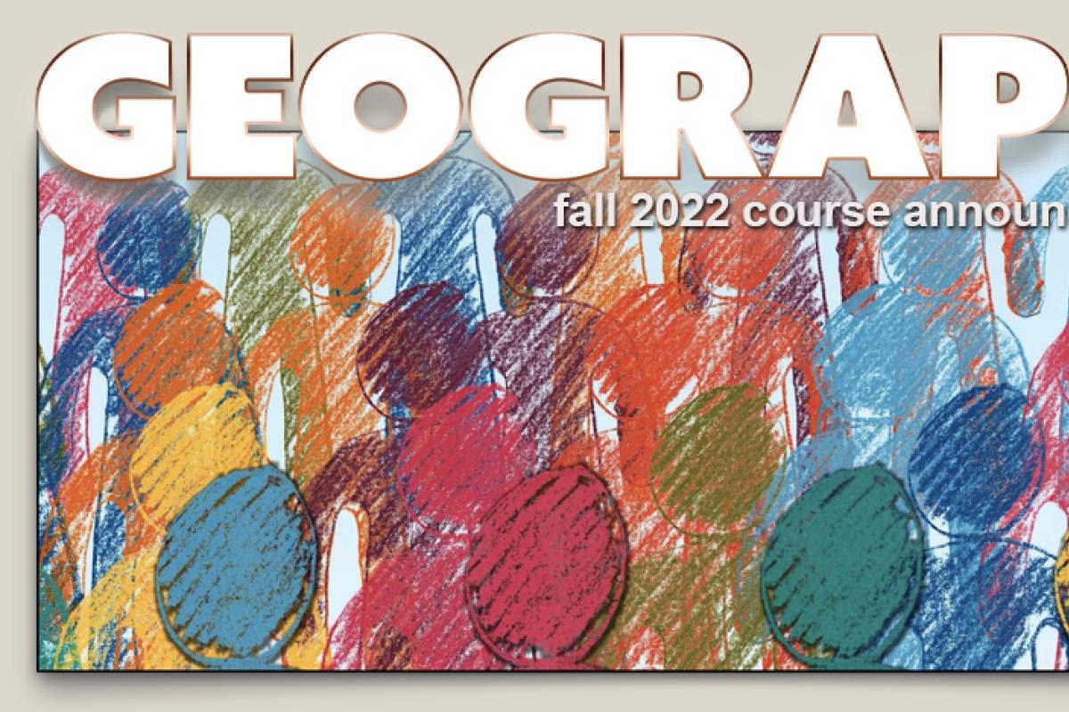 Drawing of a crowd of people