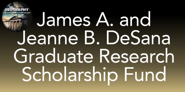 James A. and Jeanne B. DeSana Graduate R esearch Scholarship Fund