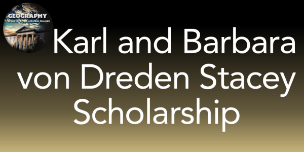 Karl and Barbara von Dreden S tacey Scholarship