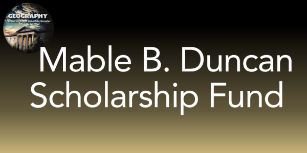 Mable B. Duncan Scholarship Fund