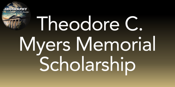 Theodore C. Myers M emorial Scholarship