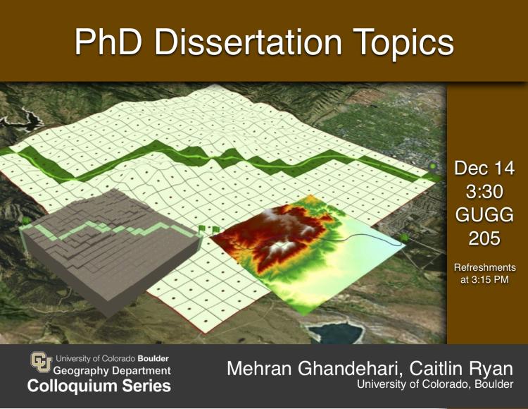 phd dissertation topics in geography