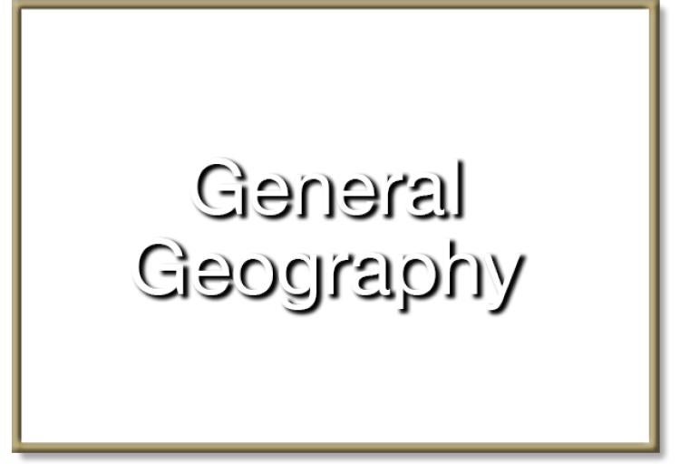 rectangle with the words "general geography"