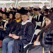 Commencement students