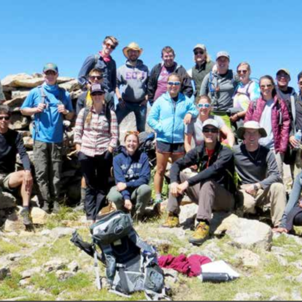 New graduate student field trip