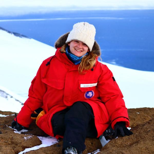Amanda in Antarctica