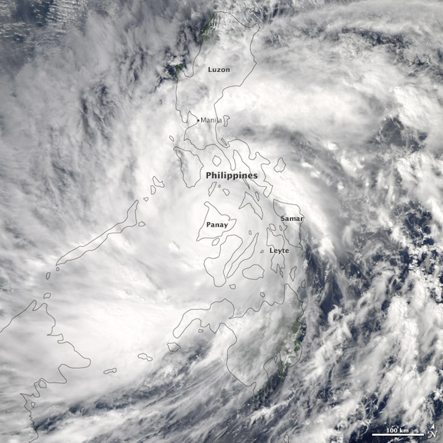 Super Typhoon Haiyan surges across the philippines