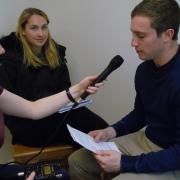 German radio interviews