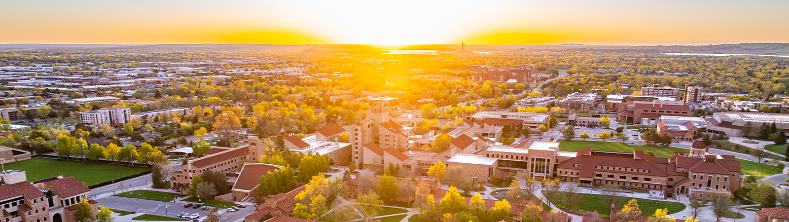 Campus scenic sunrise