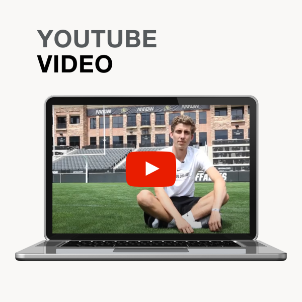 Graphic showing video preview from the BeThe1To YouTube campaign.