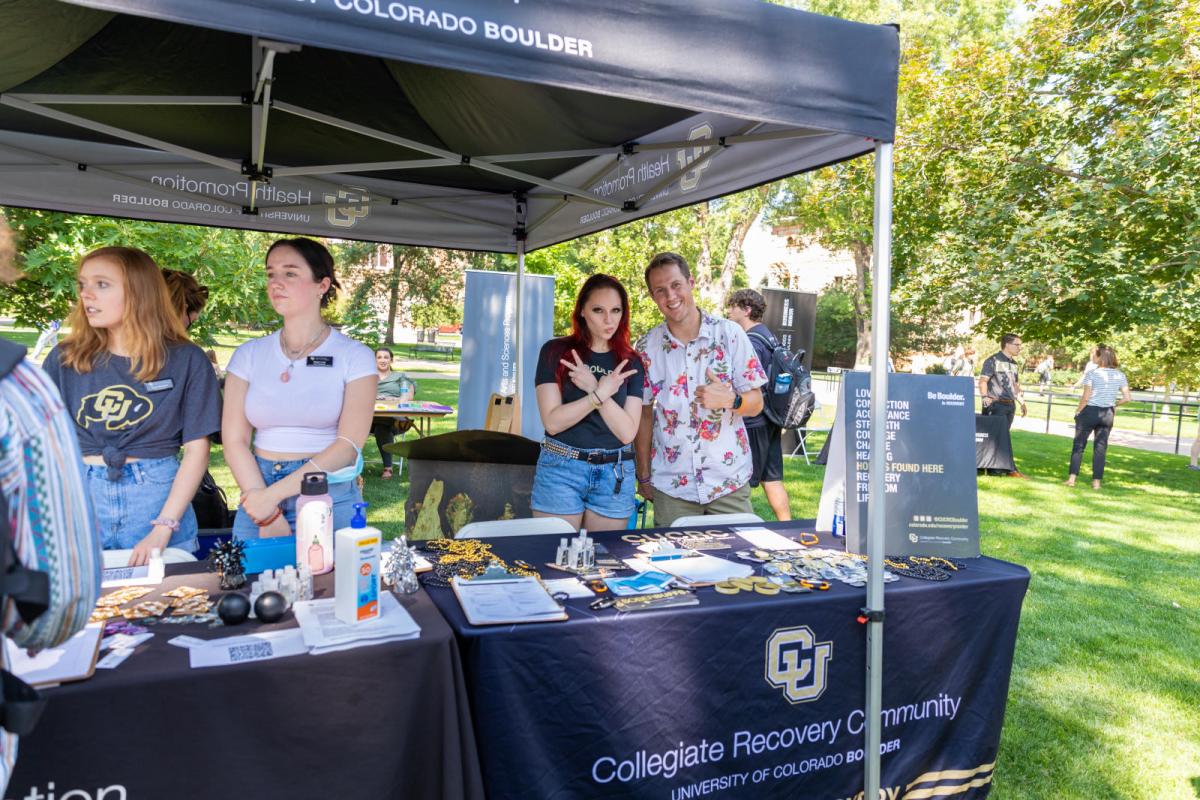 Photo of CUCRC staff at the Be Involved Fair.