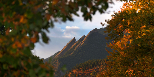 side view of the flatirons