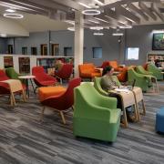 CU Boulder Library lobby