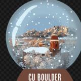 CU snow globe