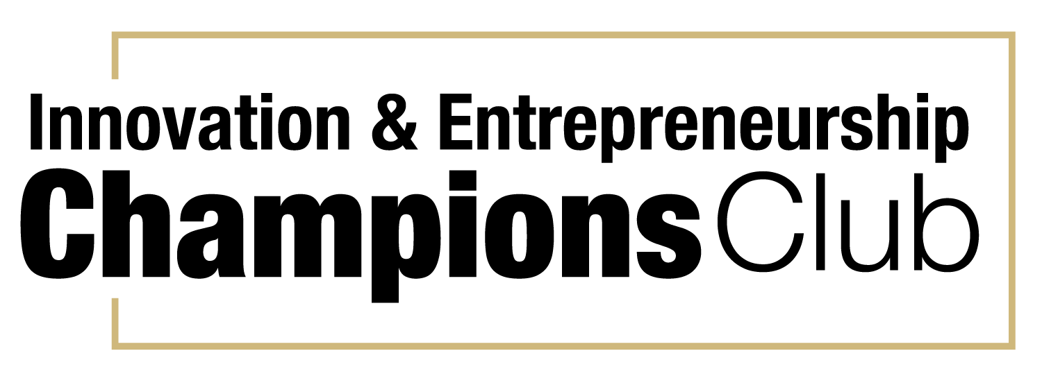 Innovation & Entrepreneurship Champions Club type treatment