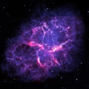 NASA image of the Crab nebula, a supernova remnant 