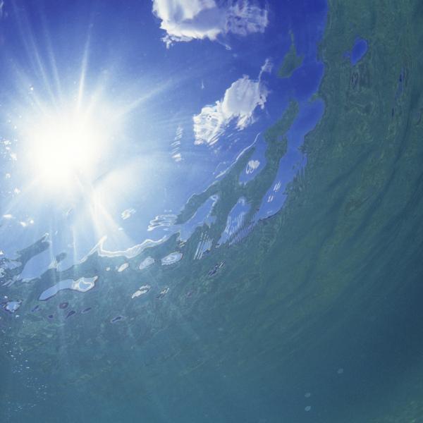 Sun underwater view
