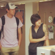 Professor Nan Goodman with students touring the Post-Holocaust American Judaism Collections