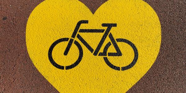 Bike in heart
