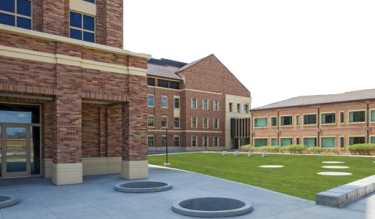 A picture showing the SEEC/SEEL buildings at CU Boulder