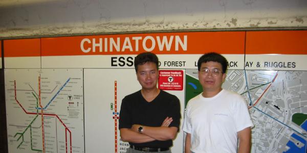 Doug and Prof. SonBinh in train station