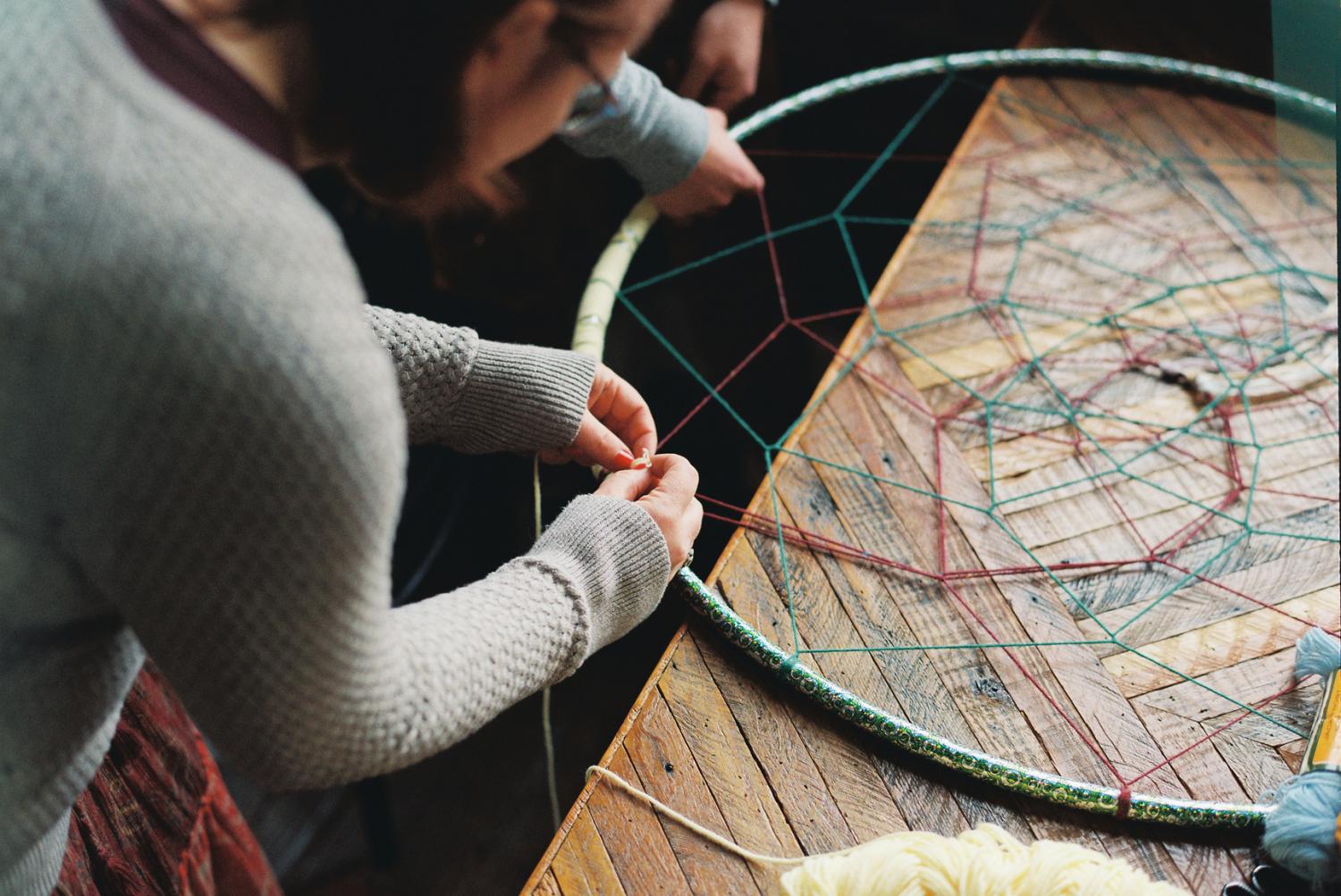 "Friends making a Mandala" by Cinema Tigers, via Stocksy United