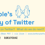 A People's History of Twitter event logo