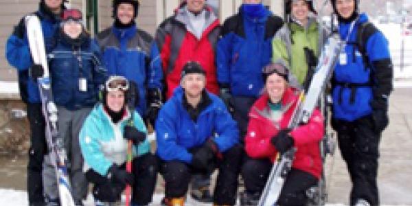 Group in ski gear